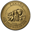 2015 Canadian Wildlife Gold 1/4 ounce