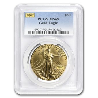 PCGS69 Random year Gold Eagle