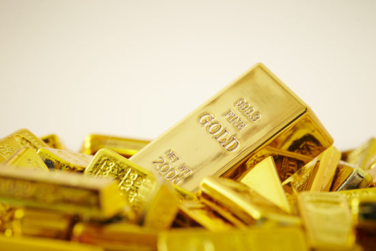 Gold bars.