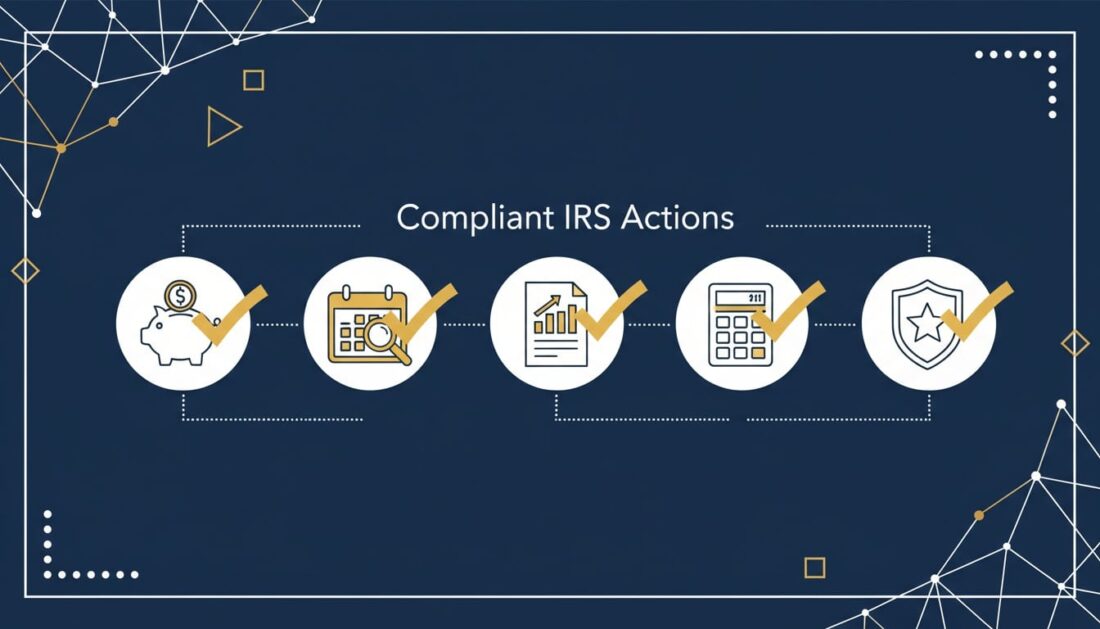IRS gold IRA compliance rules checklist infographic