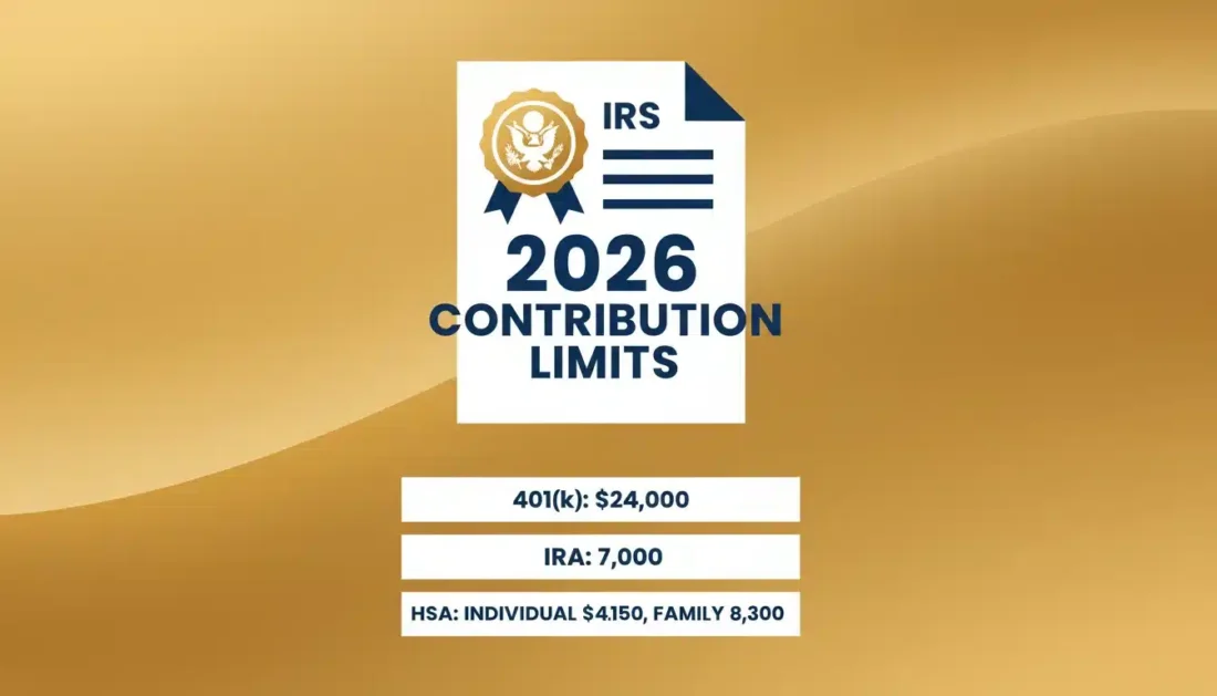 2026 IRS retirement contribution limits and rollover rules