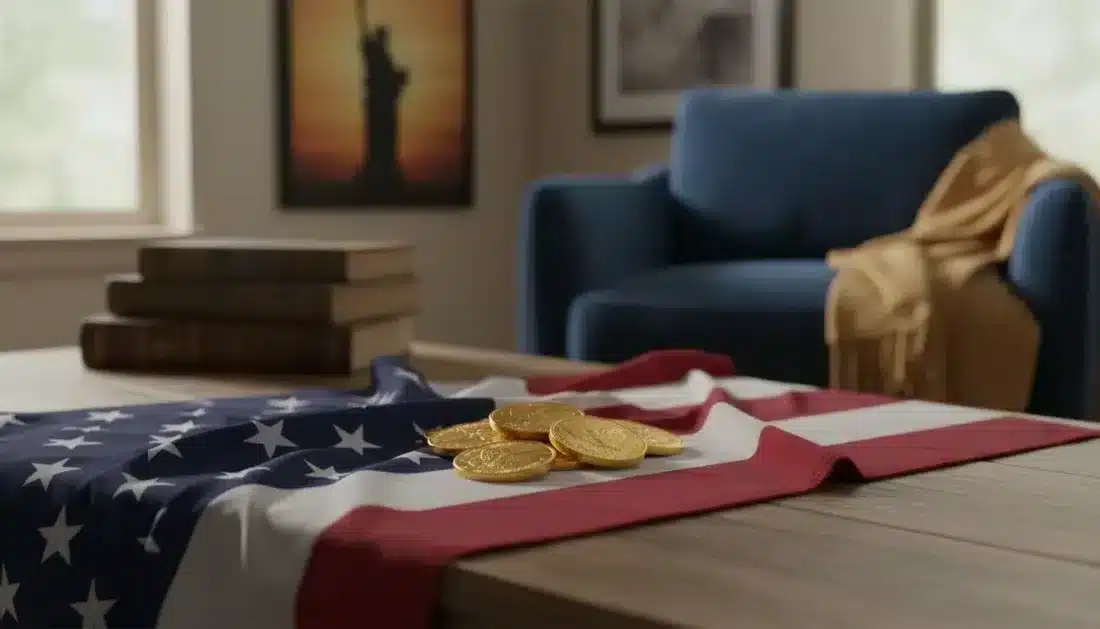American gold coins representing wealth preservation
