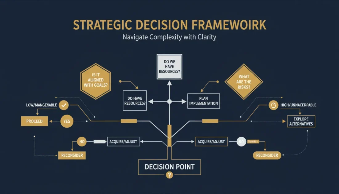 Decision framework flowchart for evaluating Gold IRA suitability