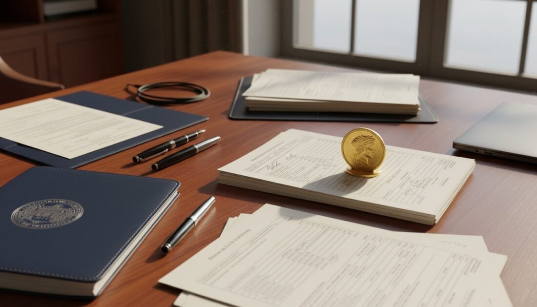 Gold IRA custodial paperwork and administration