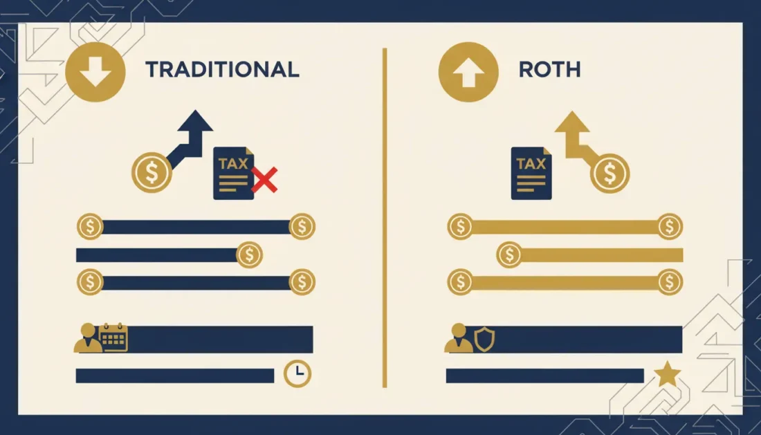 Gold IRA distribution tax treatment comparison