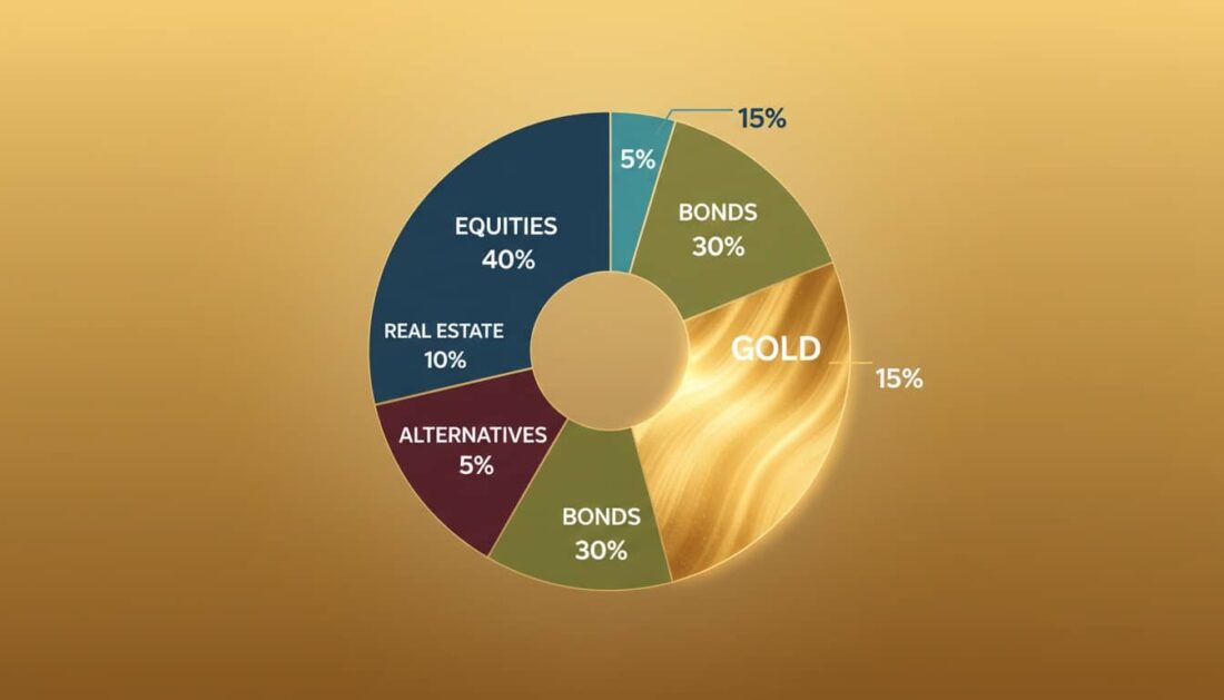 Ray Dalio recommended 15 percent gold asset allocation