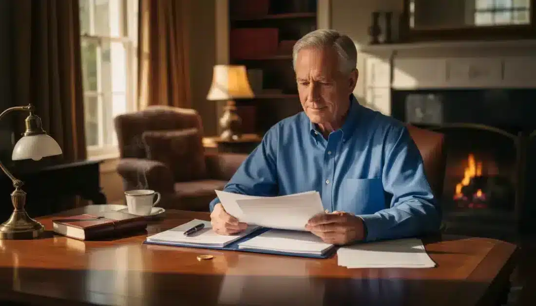 Retirement planning documents for 401k to gold IRA rollover