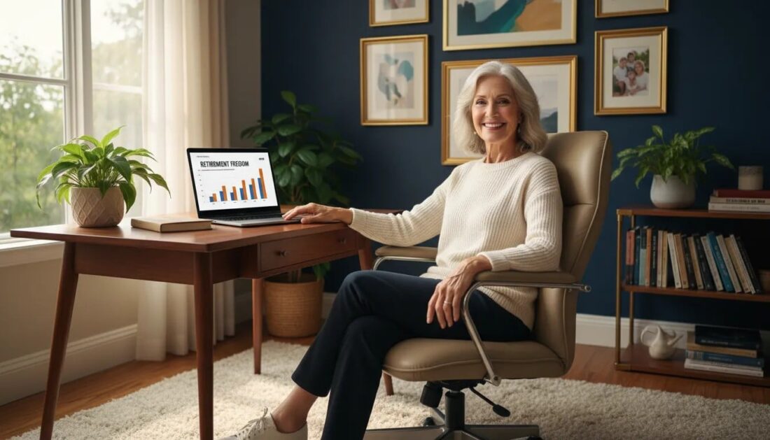 Woman confidently reviewing gold ownership options