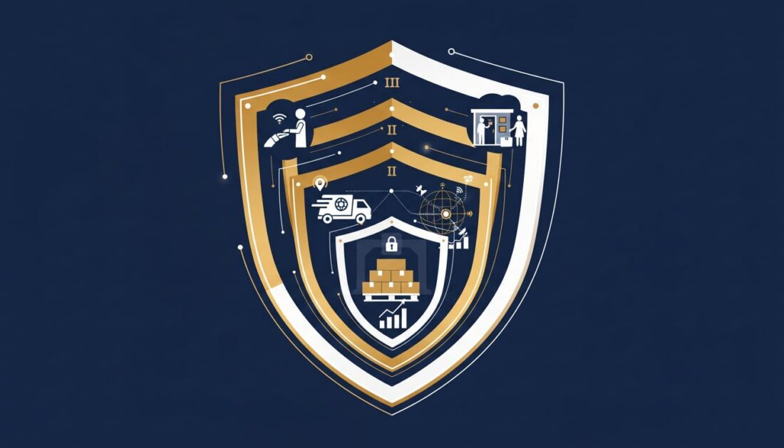 Insured precious metals shipping security layers from depository to home delivery