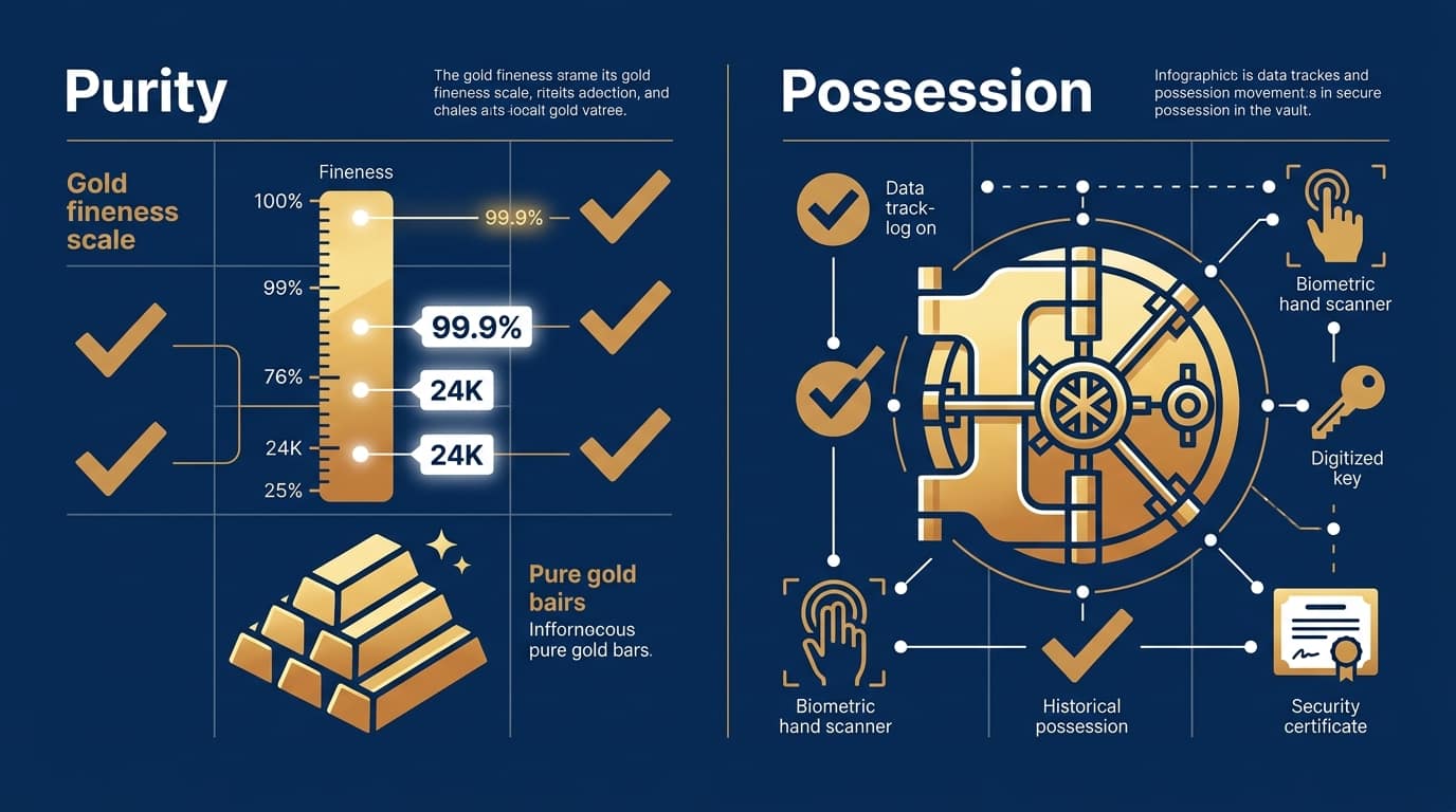 IRS gold IRA eligibility requirements showing purity and possession standards