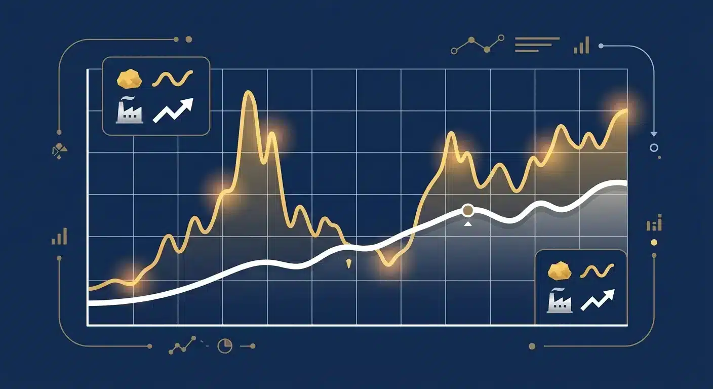 silver price volatility drivers industrial demand chart
