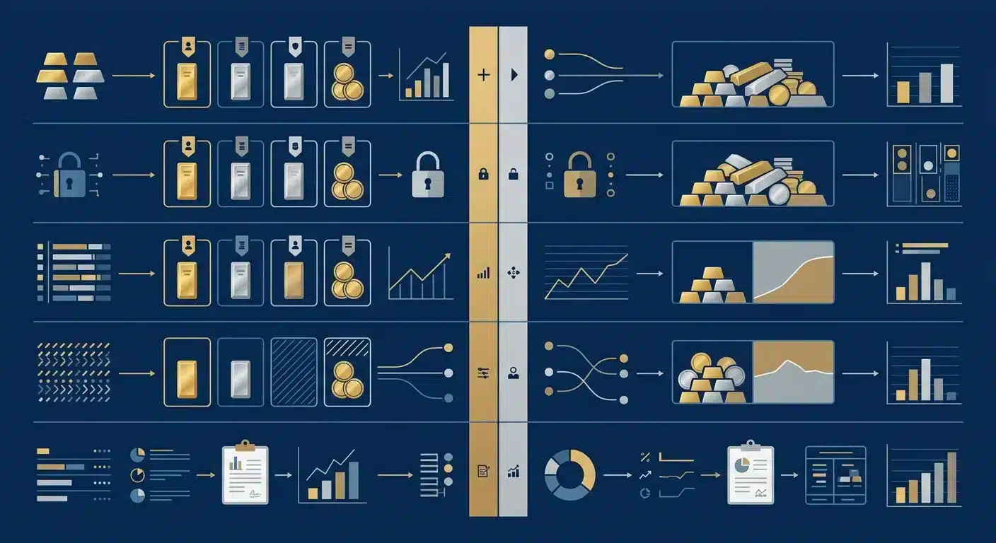 Segregated versus non-segregated gold storage comparison for IRA owners