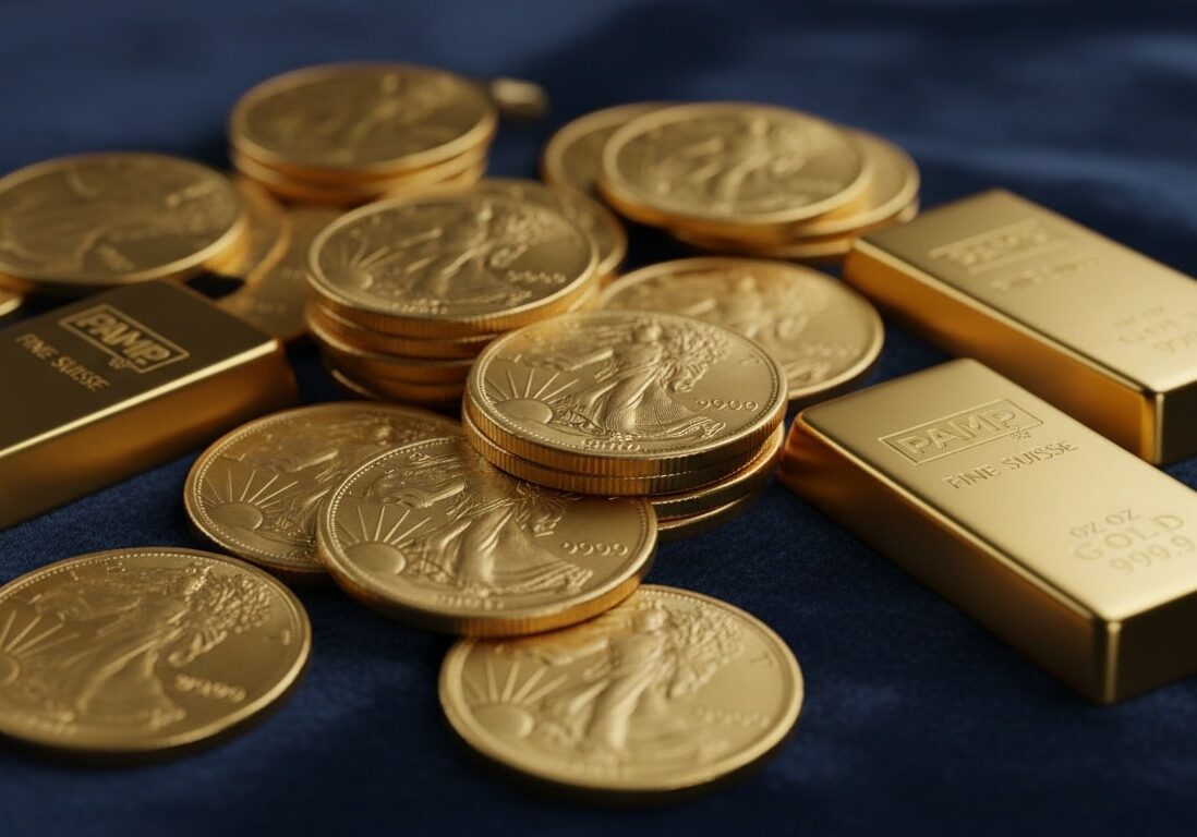 IRS approved American Gold Eagle coins and gold bars for precious metals IRA