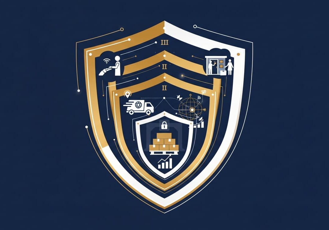 Insured precious metals shipping security layers from depository to home delivery