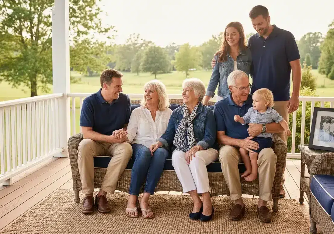 Multi-generational family representing legacy planning and wealth preservation